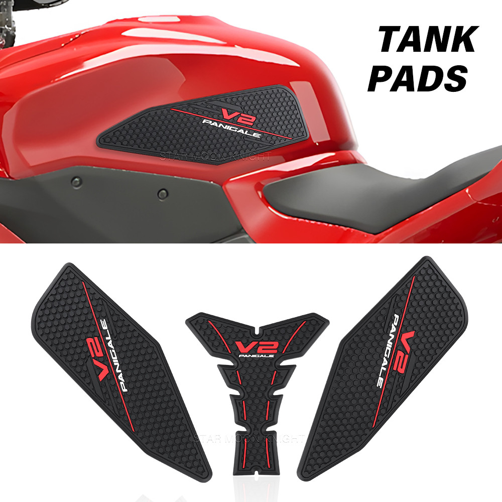 Para Ducati Panigale V2/V2S 2025-Up Conjunto De Almofada Do Tanque Da Motocicleta Lado & Superior Protetor De Aperto De 