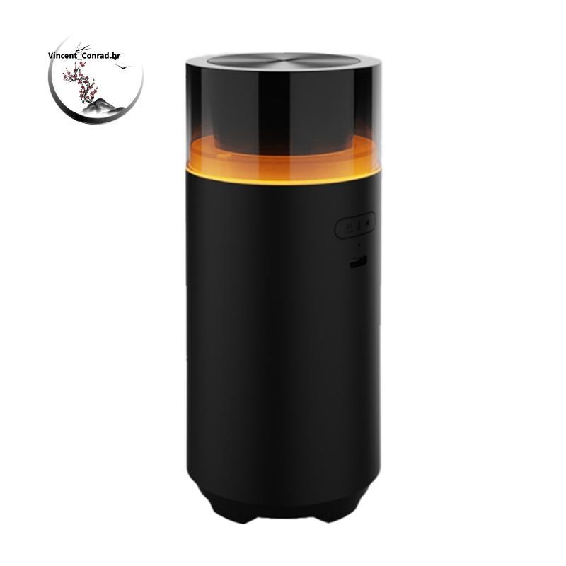 Difusor De Carro Inteligente De Óleo Essencial , 3000 MAH Recarregável , Ambientador De Aromaterapia De Névoa Fria , Par