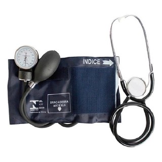Esfigmomanometro + Estetoscopio Medidor de Pressão Arterial Aneroide
