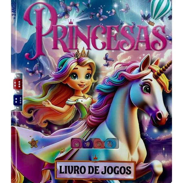 Livro de Jogos Princesas - Capa Dura