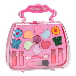 Kit Maquiagem Infantil Menina Estojo Completo Lavavel Brinquedo Beleza Criança Presente Kizumba