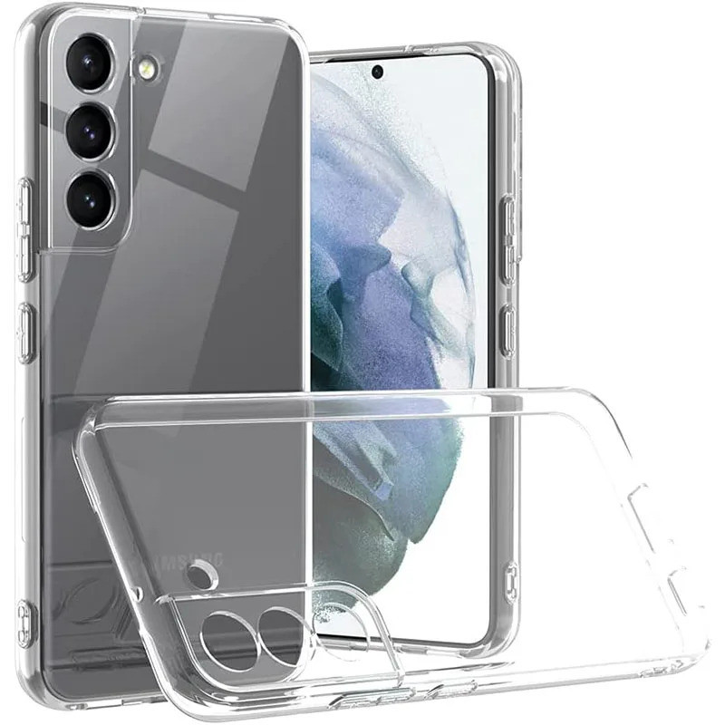 Capa de silicone macio transparente ultrafina para Samsung S20 S21 FE S22 S23 S24 S25 Edge S26 Plus Ultra