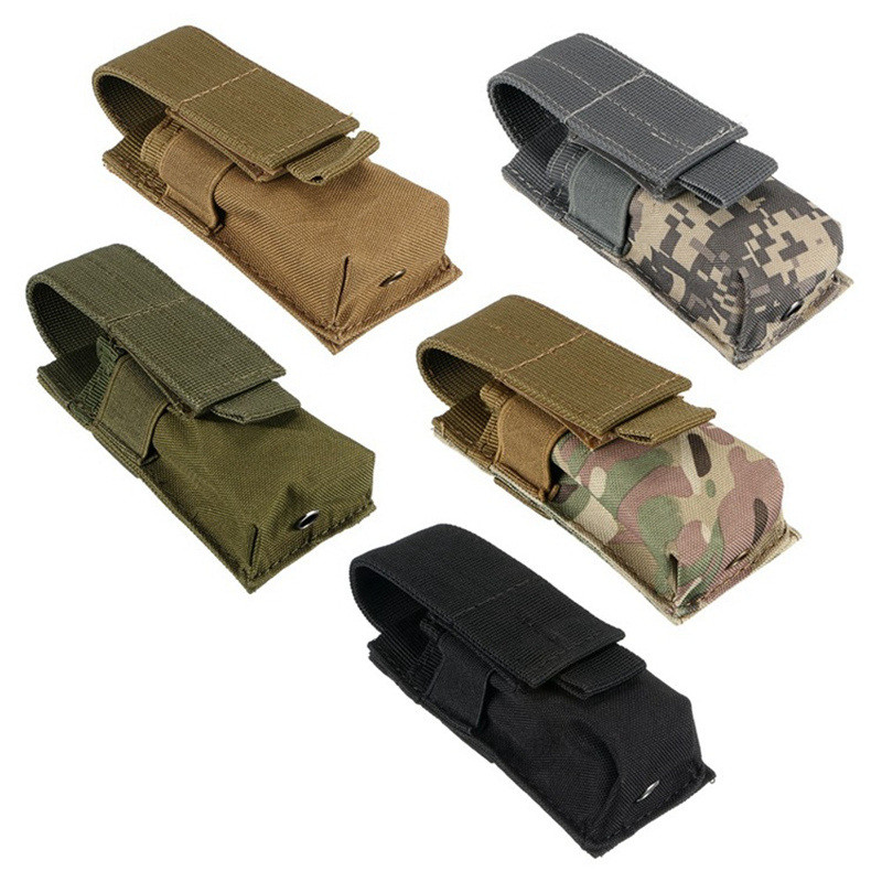 2021 ao ar livre multifuncional tático lanterna saco EDC ferramenta masculino Molle acessório saco M5 lanterna saco tama