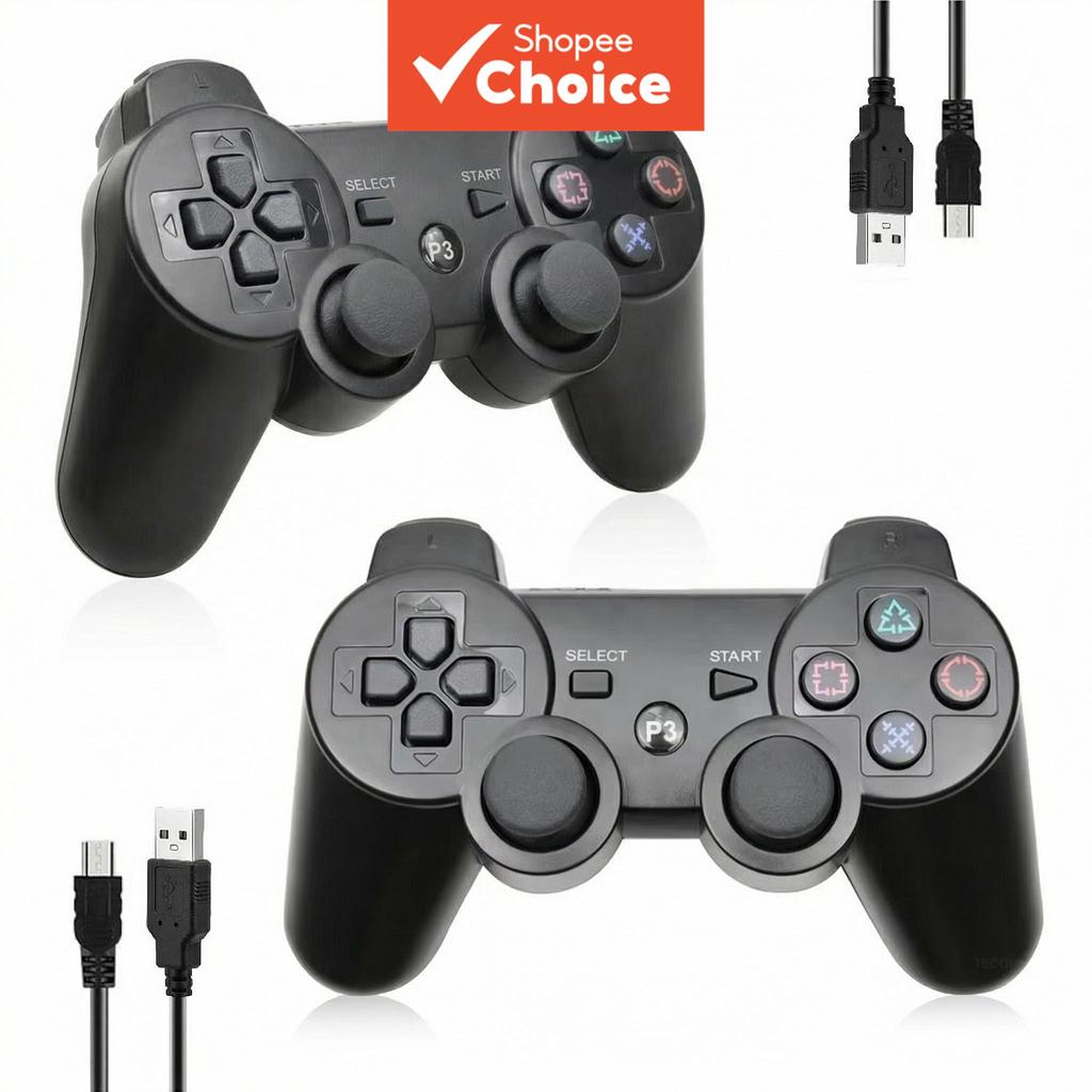 Controlador Bluetooth sem fio para console PS3 da SONY, gamepad com vibração, joystick para acessórios de jogos