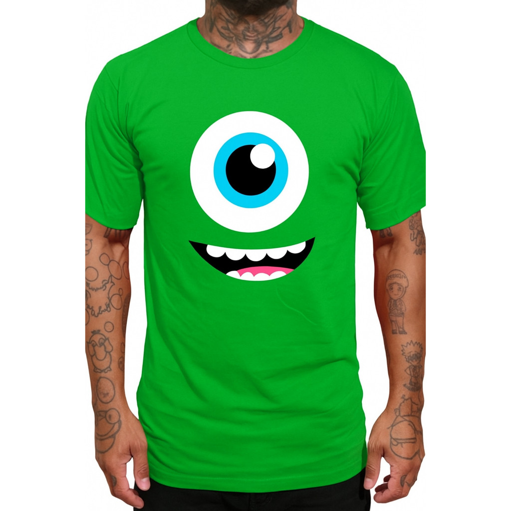 Camiseta Monstros SA Personagens Oversized Aesthetic Streetwear Unissex Algodao MYN STORE