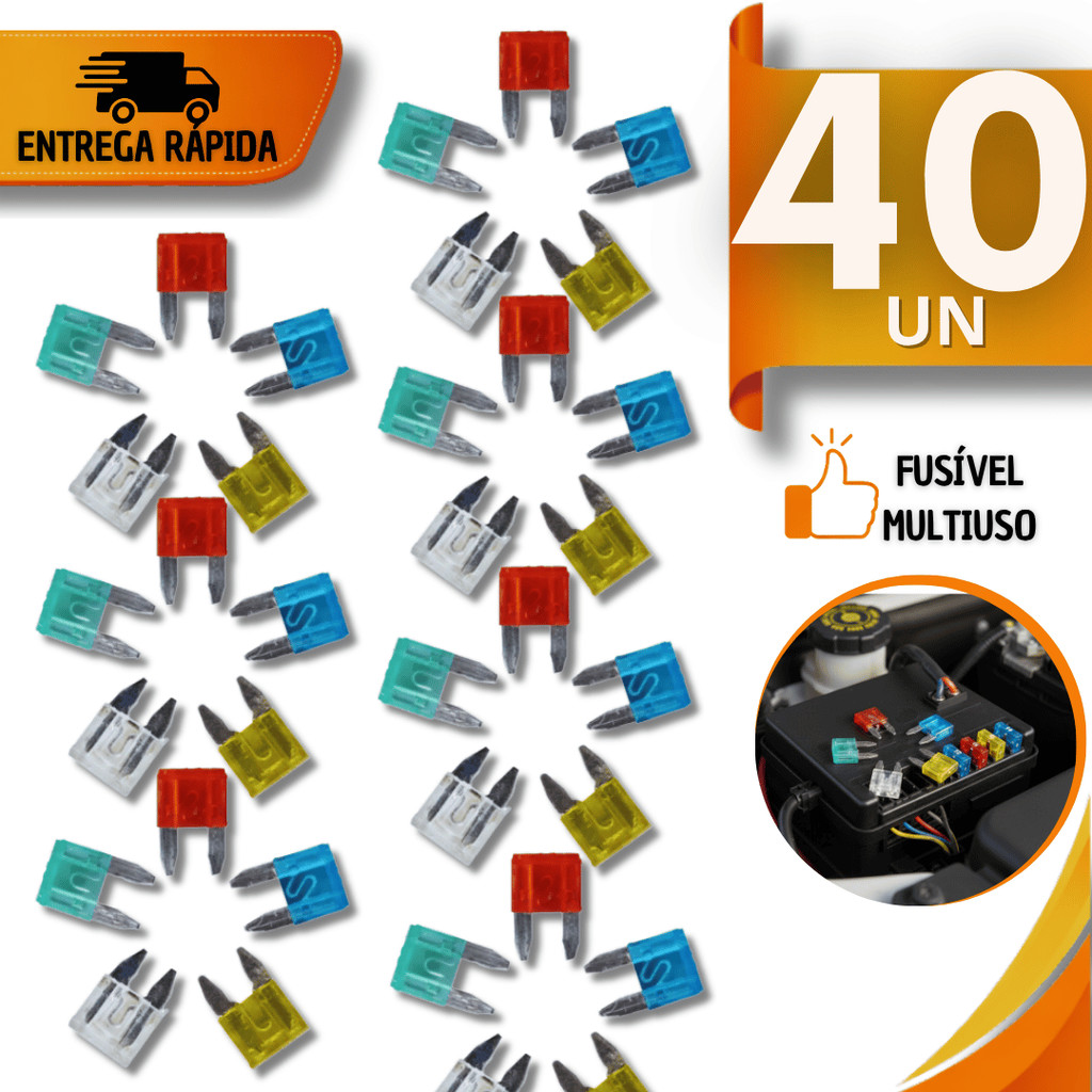 Ideal para carro Mini Fusível Automotivo Lâmina para Carro e Moto Lamina Mini Universal Multiuso Utilidades