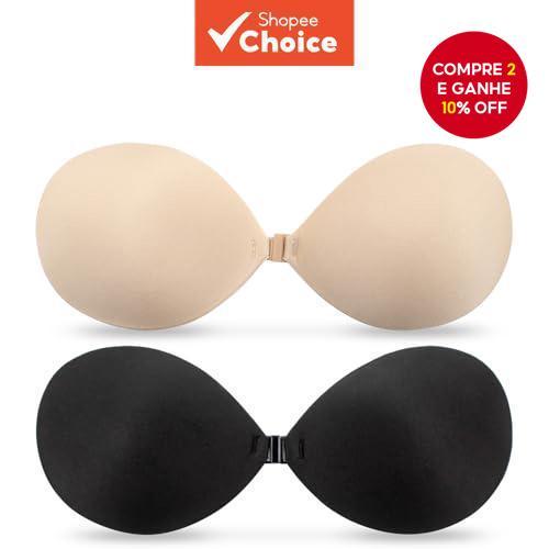 Sutiã Adesivo Push-Up Feminino Com Copo Redondo – Alças E Uso No Casamento , Fino Invisível Para Busto Pequeno , Design em Oferta na Shopee