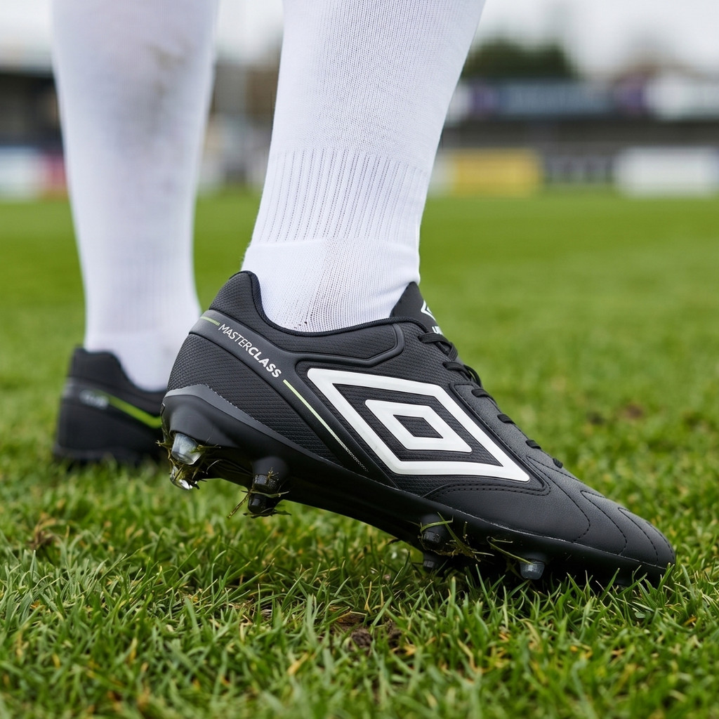 Chuteira Campo Umbro Master Class Club Futebol Masculina Original Trava Campo Conforto Leve Resistente