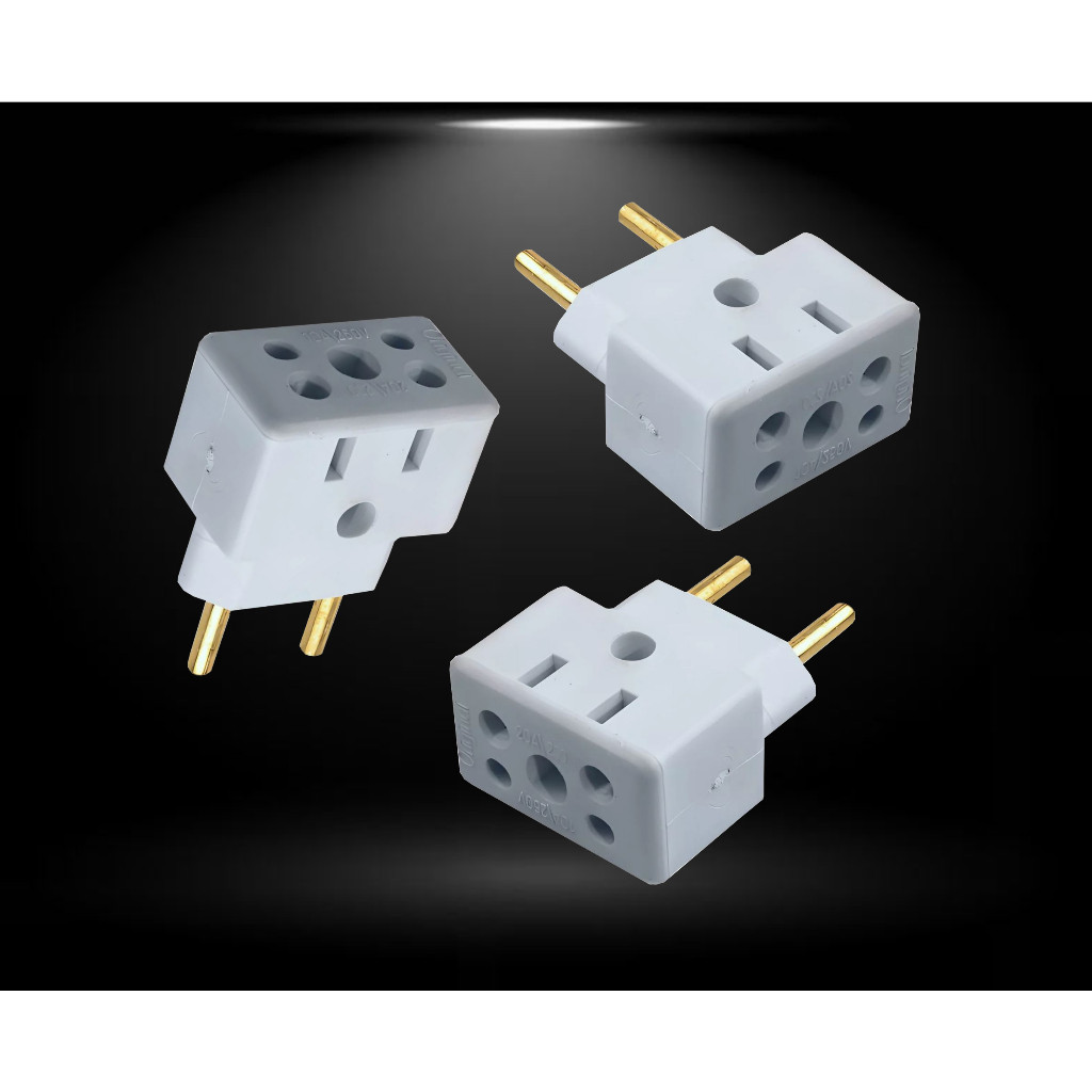 Kit 15 Adaptador de Tomada Benjamin BOB Esponja Universal 10A e 20A