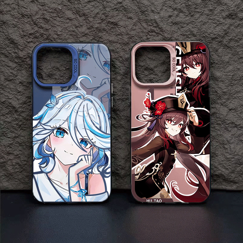 Capa Genshin Impact Furina para Samsung A57 A56 A55 A54 A16 A06 A15 A14 A53 A12 A13 A73 A36 A32 A26 A73 A34 A37 5G, Capa