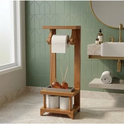 PAPELUX ROYALE LUXO DECORATIVO PARA BANHEIRO MADEIRA