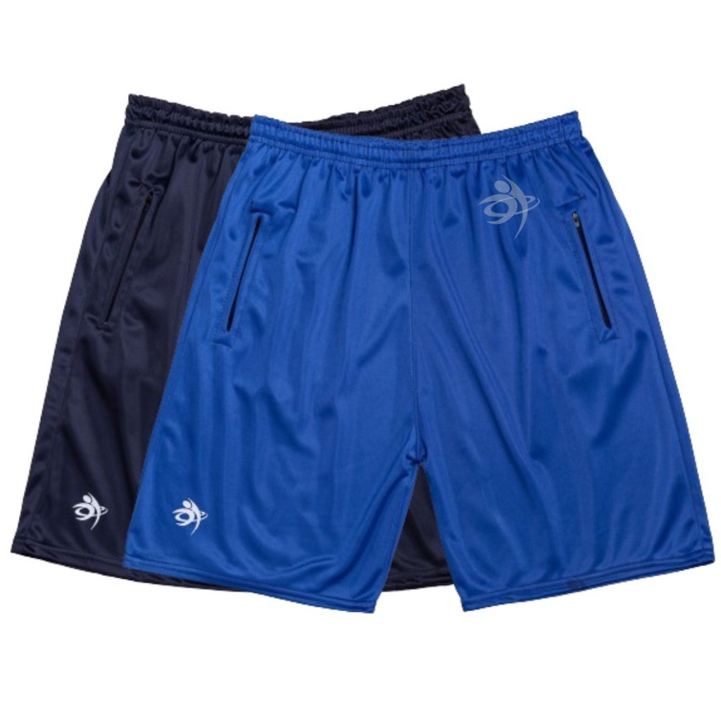 kit / Conjunto 2 Bermuda Short Dry Fit Refletivo Com Zíper  Masculina Casual - Treino- Academia