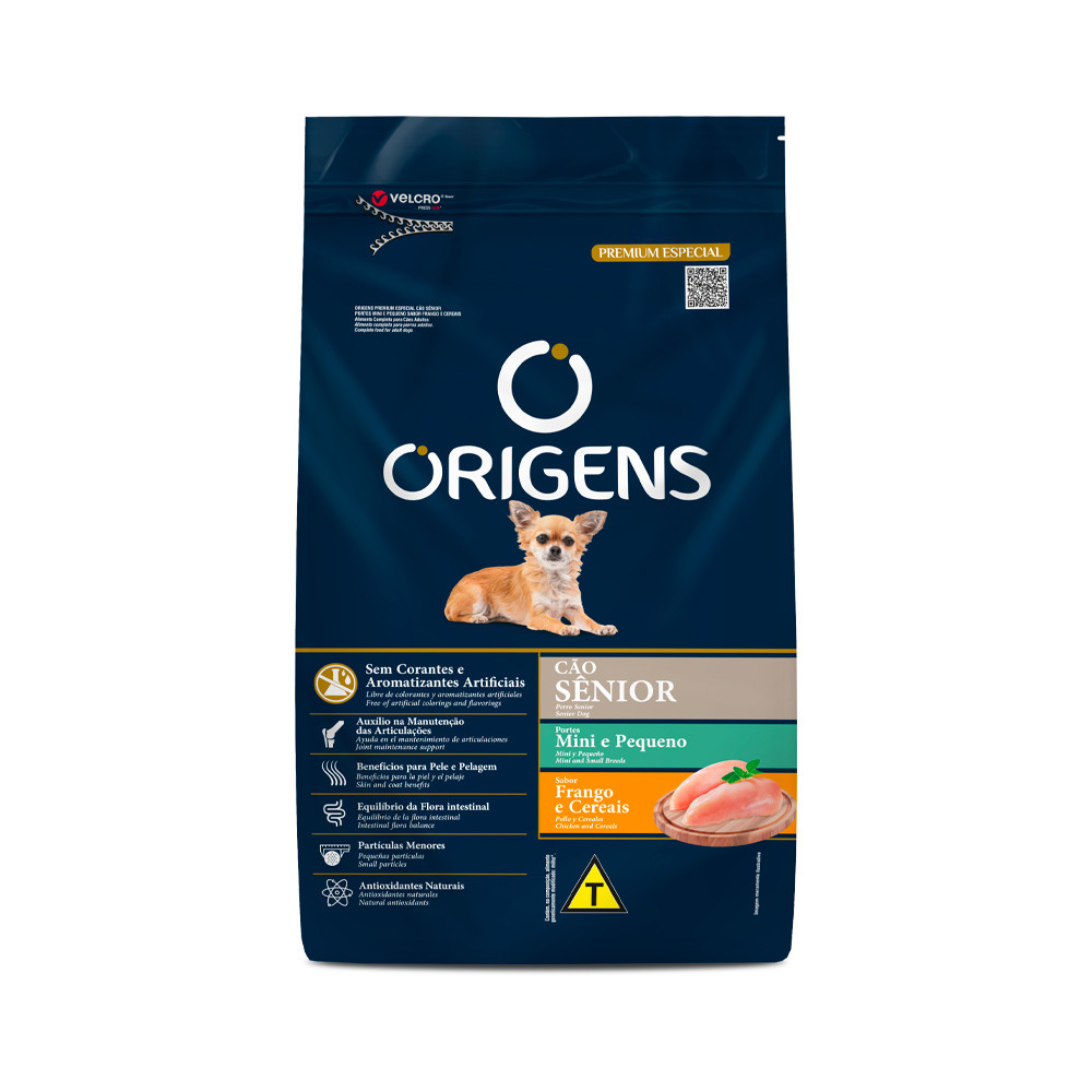 Origens Cão Sênior Mini e Pequeno Porte 10,1kg
