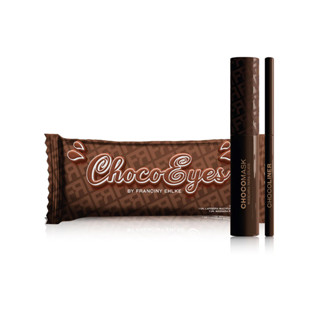Kit Fran Chocoeyes Franciny Ehlke Mascara Cilios Marrom e Lapis Multifuncional em Oferta na Shopee