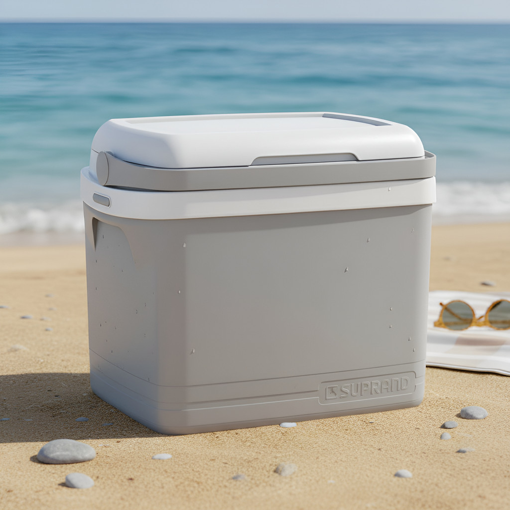 Caixa Térmica Cooler Tropical 32l Soprano Cinza Conserva Uso