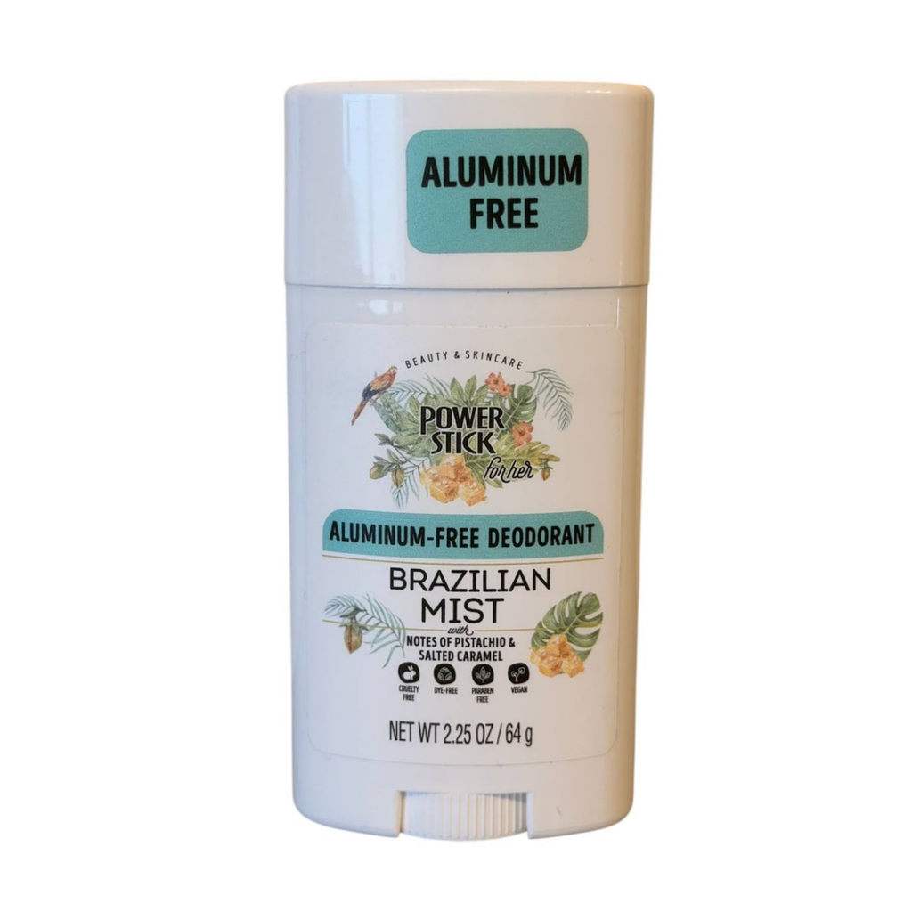 Desodorante Sem Alumínio, Brazilian Mist for Her, 64g, Power Stick