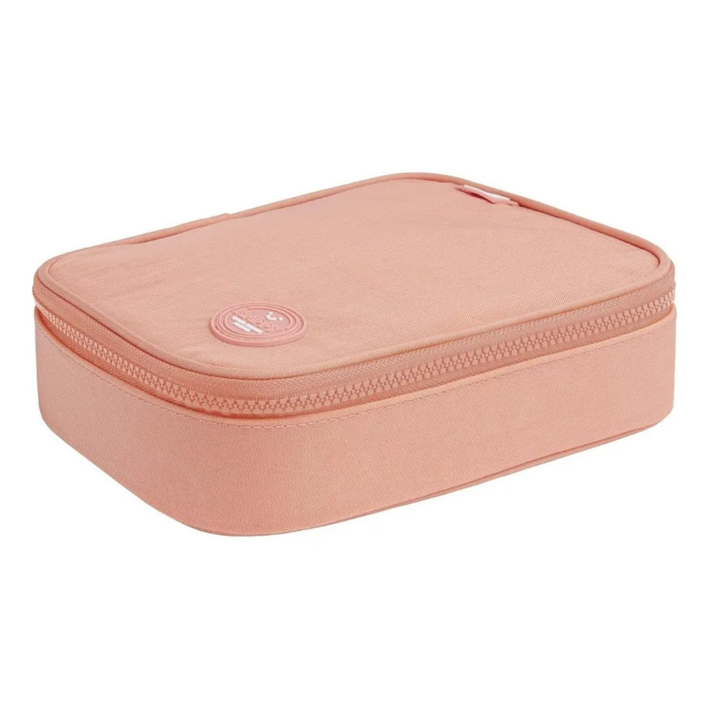 Estojo Box Happy Tilibra - Salmão