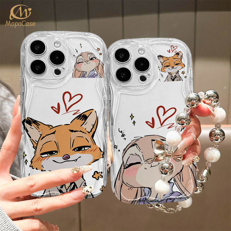 Capa Para Samsung A56 A36 A55 A54 A16 A15 A14 A05 A51 A52 A34 A35 A32 A13 A12 A04E Raposa Coelho Caso De Telefone Mopo