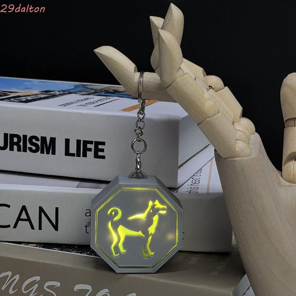 Chaveiro De Anime Com Impressão 3D DALTON , Jackie Chan Adventures Rat Ox Tiger Dragon 12 Zodiac Keychain , Versão Contr