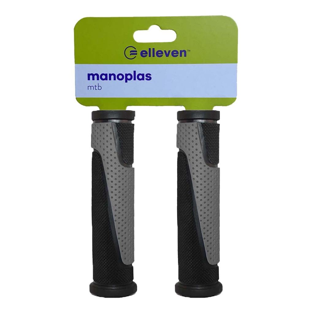 Manopla Bicicleta Elleven Vice Preto e Cinza em Oferta na Shopee