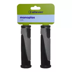 Manopla Bicicleta Elleven Vice Preto e Cinza