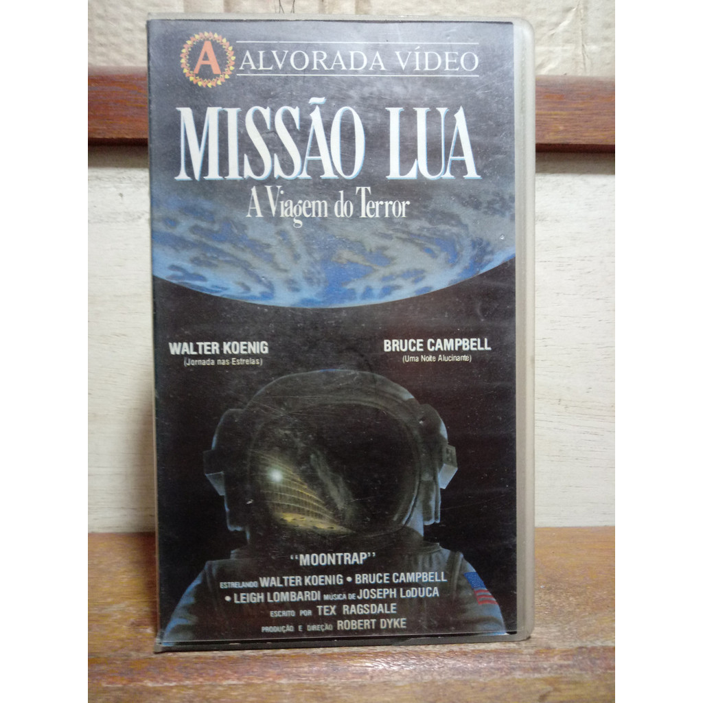 vhs Missão Lua A Viagem Do Terror - Bruce Campbell