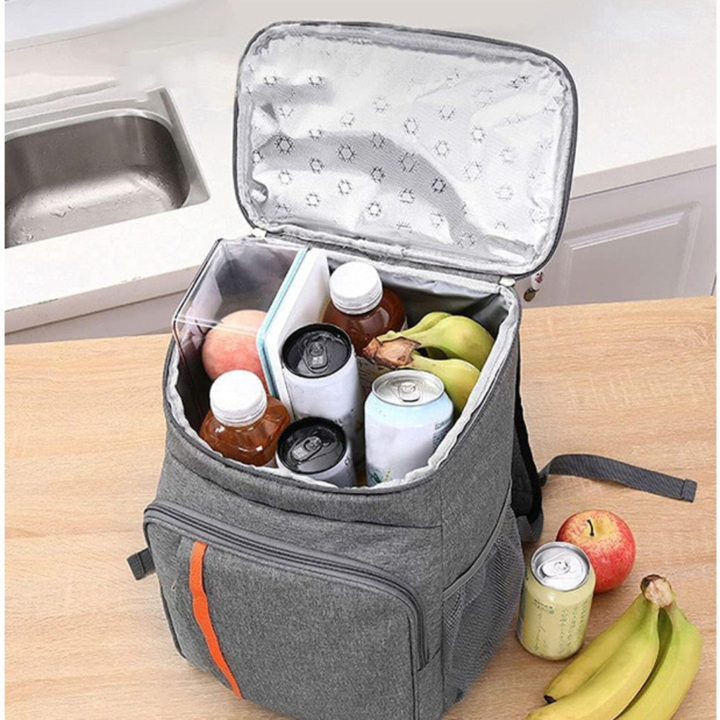 Mochila Térmica Cooler 18L Impermeável Portátil | Conserva Quente e Frio para Piquenique, Praia e Camping