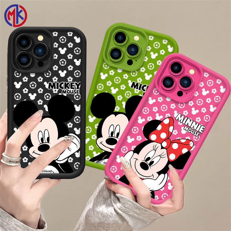 Capa Para Samsung A17 A07 A56 A36 A55 A54 A16 A15 A14 A05S A51 A52 A34 A35 A32 A13 SoftCase Mickey Minnie MKcase