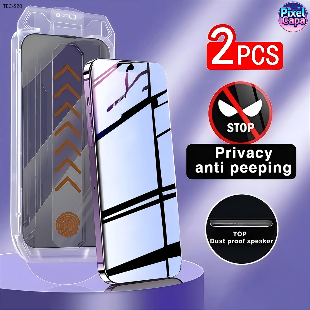 Kit 5 Películas Privacidade Fosca Privativa Para Tecno Spark 20 20C 30C GO 1 2024 Todos Modelos De Anti Spy em Oferta na Shopee