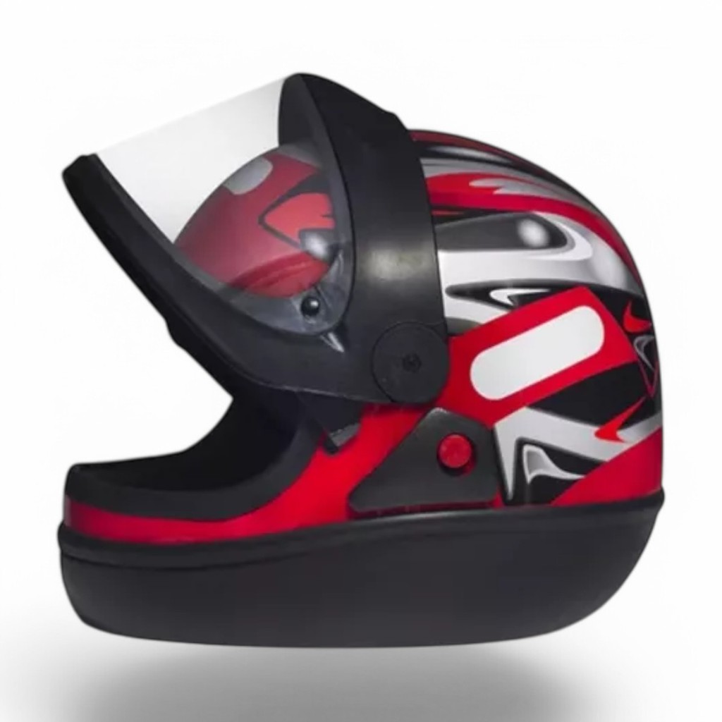Capacete Automático San Marino Vermelho 62 Taurus