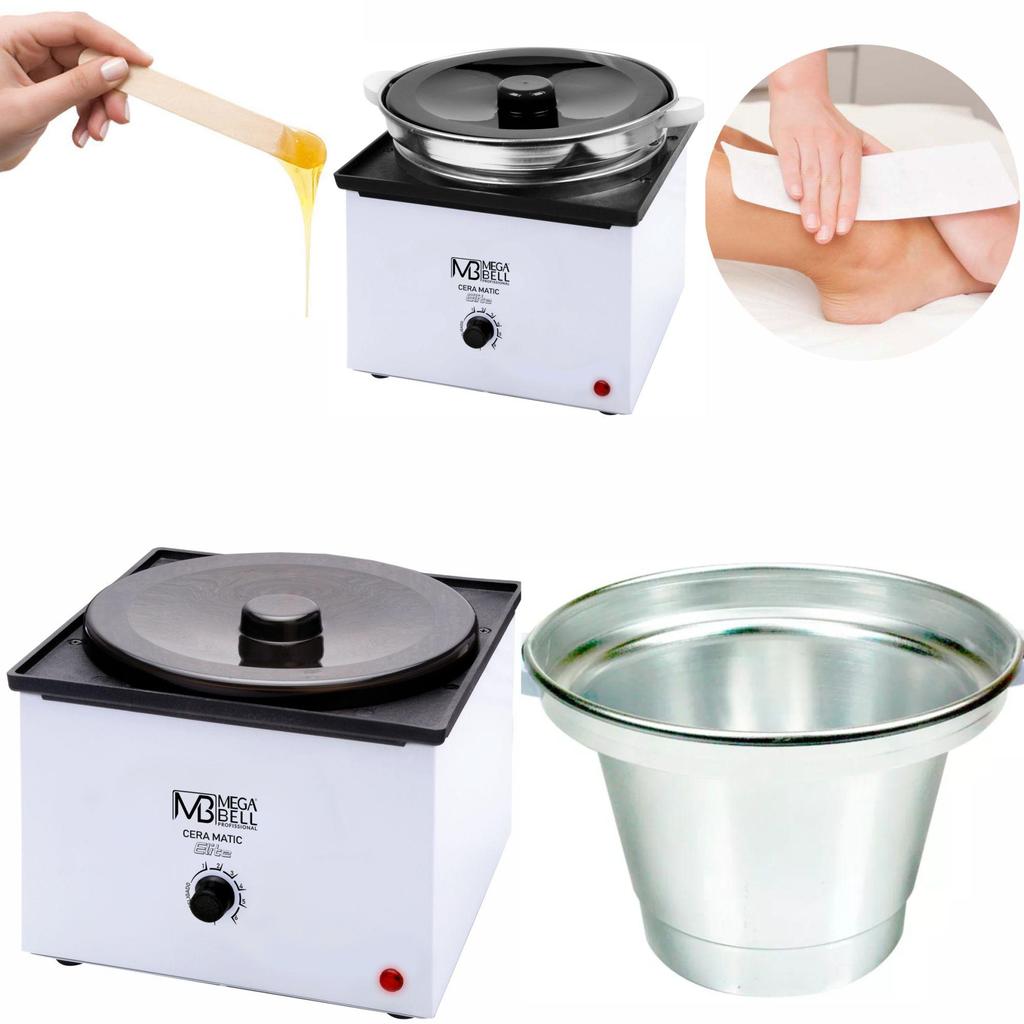 Aquecedor Cera Panela Termocera Profissional + Refil 2,5 Kg