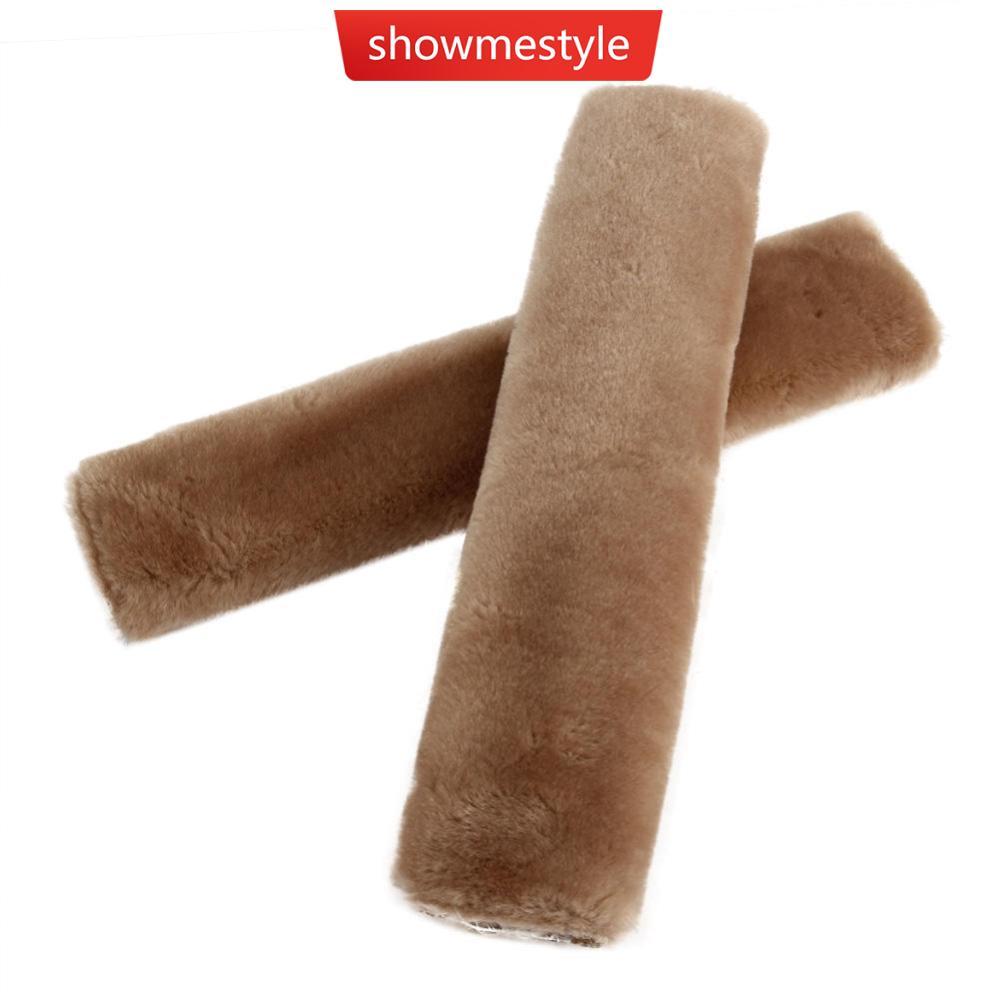 SMS 2 Pcs Cinto De Segurança Do Carro Almofada De Ombro Confortável De Condução Veículo Macio Pelúcia Auto I6M2