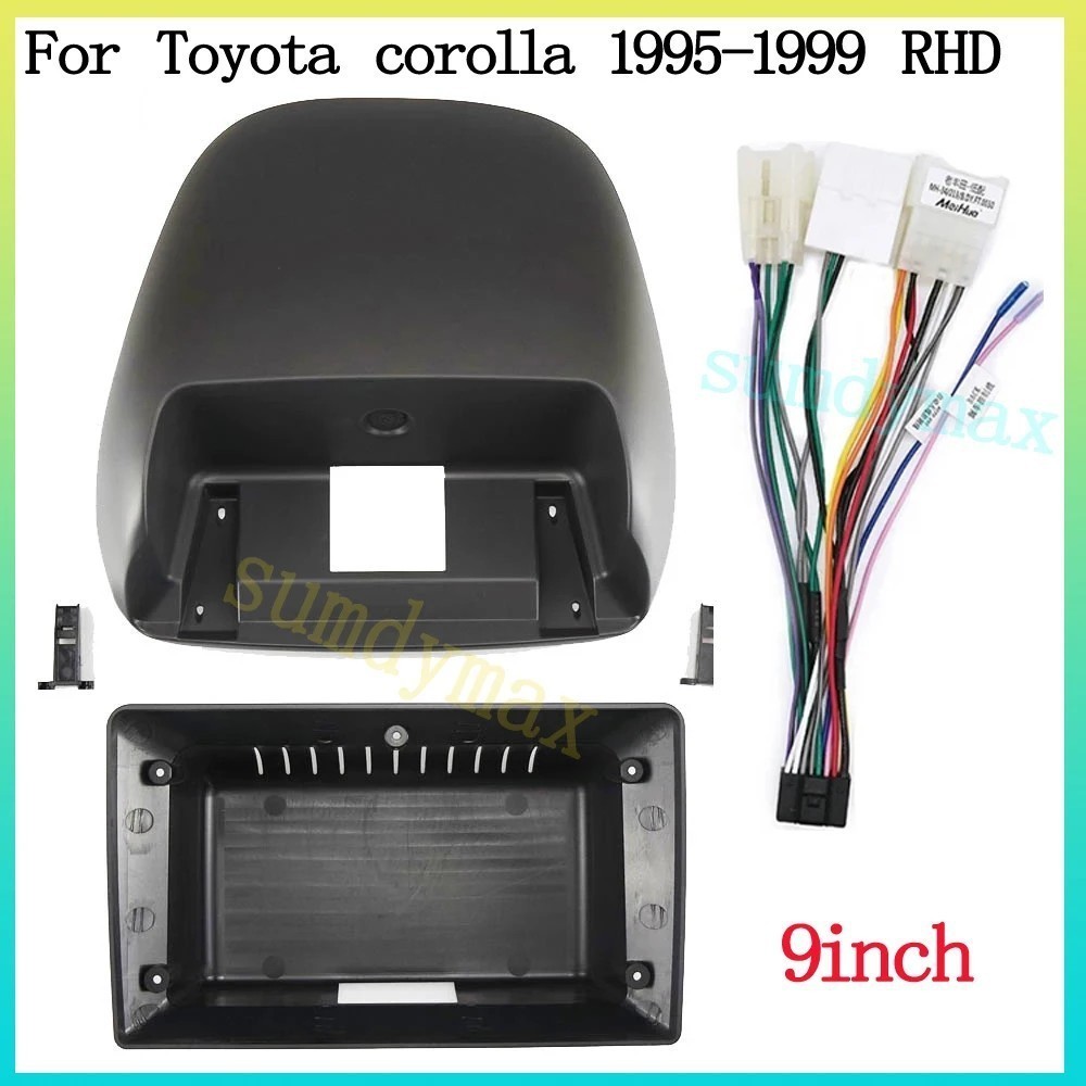 Quadro de navegação corolla adequado para 1995-1999 TOYOTA corolla Android navegação modificado painel quadro fábrica pr