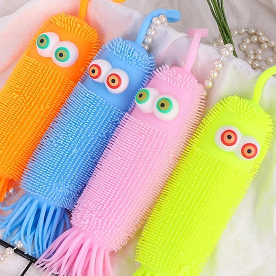 Brinquedo Minhocas LED Brinquedos Luminosos Pepino Lula Squishy Apertar / Apertar  /  Alivio / Anti Stress