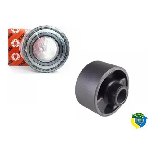 Kit Bucha Coxim + Rolamento Semi Eixo 206 207 307 C4 Picasso Cinza