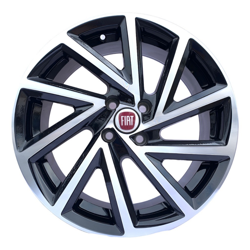 Jogo De Roda Aro 17 R Seven Fiat Palio Gran Siena Punto T-Jet Strada Argo Cronos Drive 1.3