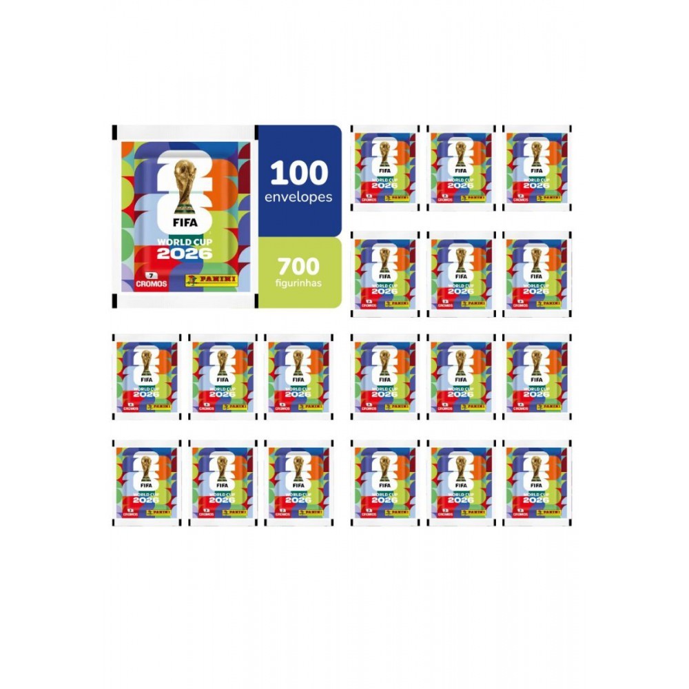 Livro COPA DO MUNDO 2026 - DISPENSER COM 100 ENVELOPES