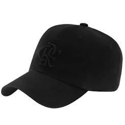 Boné Flamengo Bordado Zico Licenciado Aba Curva Preto