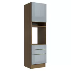 Torre Quente 60 cm 1 Porta e 3 Gavetas Lux Madesa