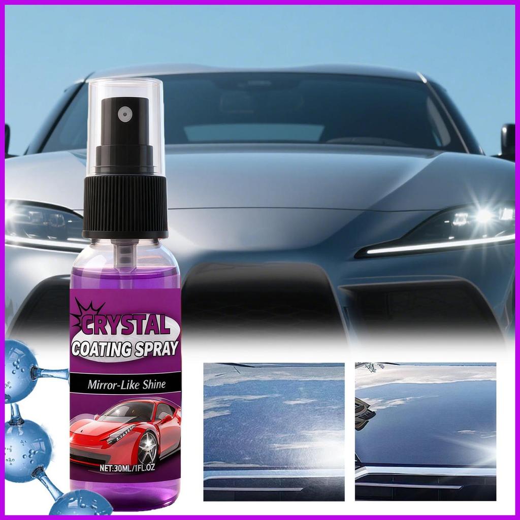 Agente De Revestimento De Efeito Rápido Para Carro 30ML Restaurador Sem Água Spray Brilho E Proteção shotallth