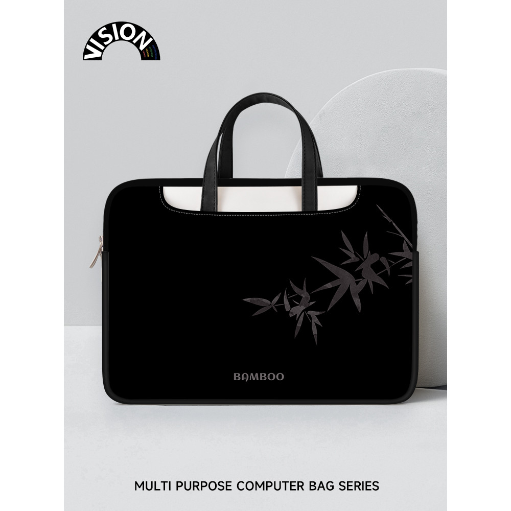 Bolsa para Laptop VISION Original Bamboo Forest portátil adequada para Apple macbook 15: 20 cm Shin-Chan air13.3 Huawei