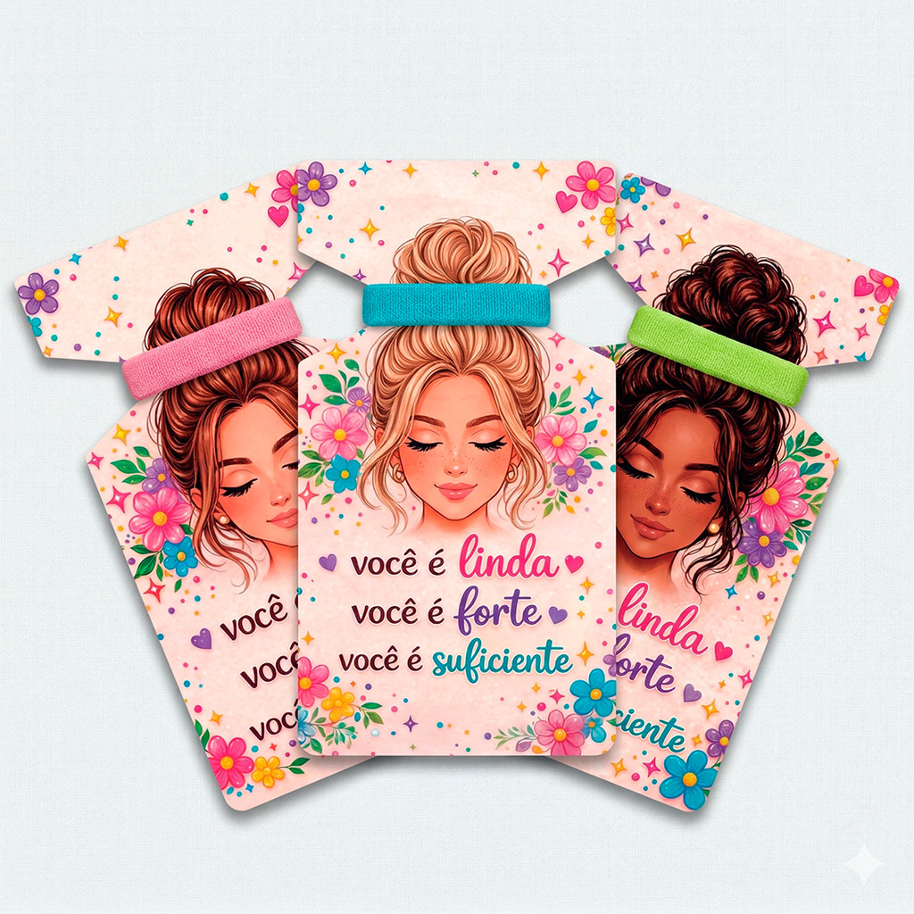 Kit 100, 50 Xuxinha De Cabelo Brindes para clientes