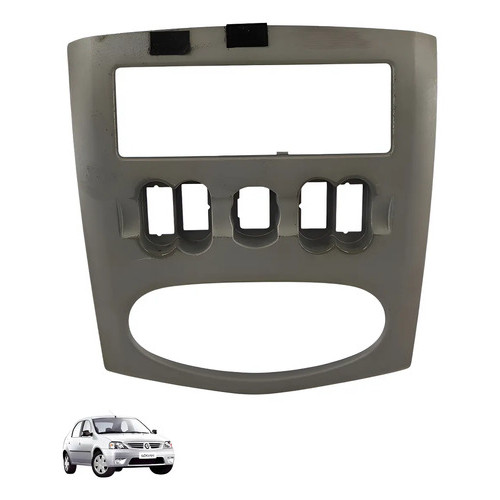 Acabamento Moldura Central Painel Renault Logan 2010 2011