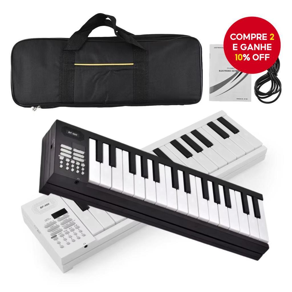 Piano Eletrônico Portátil Dobrável Miwayer 61 Teclas , Tamanho Popular Com Função De Ensino , Teclado De Prática , Venda