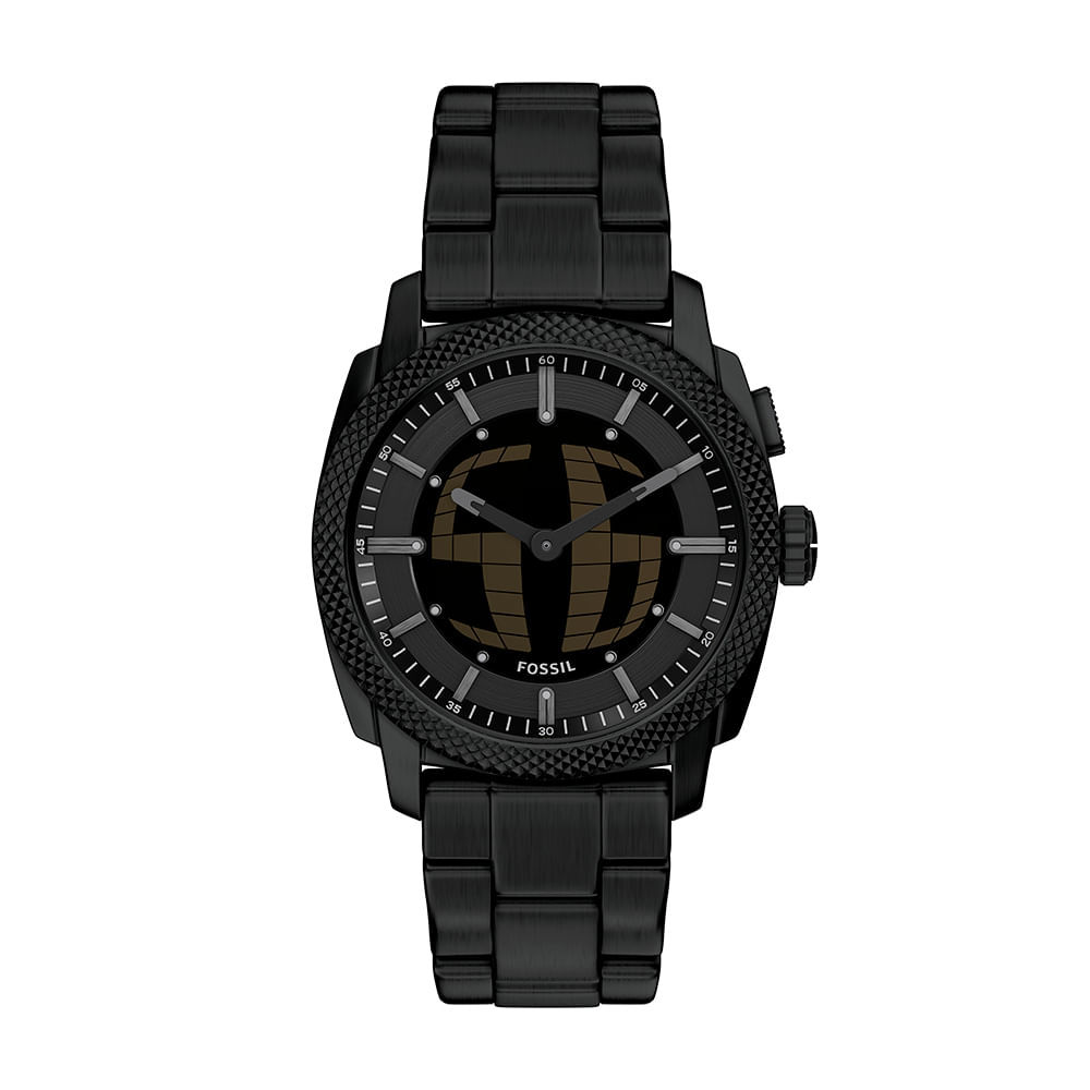 Relógio Fossil Masculino Machine Big Tic Preto - FS6156/1PN