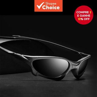 Óculos De Sol Retrô Masculinos – Armação Leve Com Proteção UV Para Motocicleta/Ciclismo/Praia em Oferta na Shopee