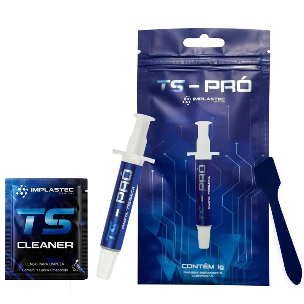 Pasta Térmica Implastec TS Pró 1G, 6.2W/mK, PATSP0110CX em Oferta na Shopee