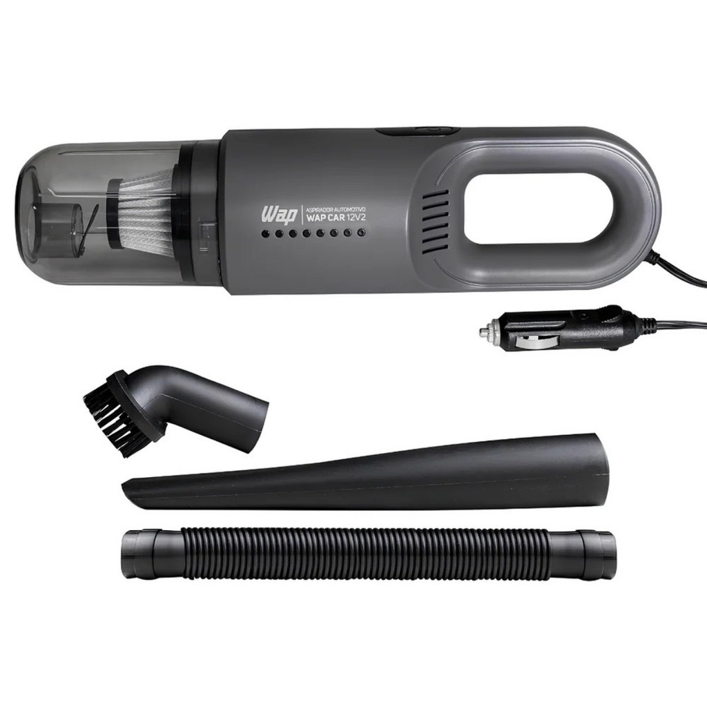 Aspirador Automotivo Wap Car 12V 180W Filtro Hepa Cabo 3,7M