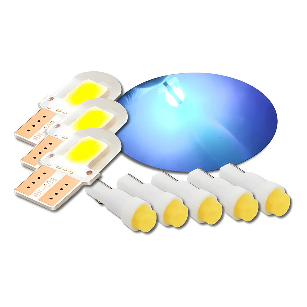 8 Lâmpadas Led Ice Blue Painel Instrumentos Fiat 147 Spazio