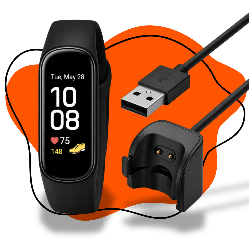 Carregador Para Smartwatch Samsung Galaxy Fit 2 SM-R220 Cor Preto